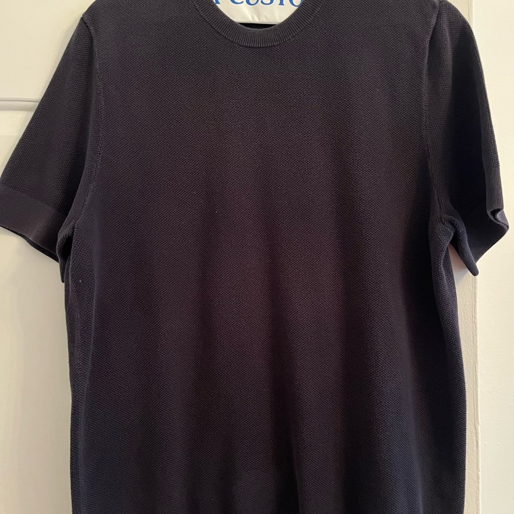 Dark Blue Men's Knit Shirt